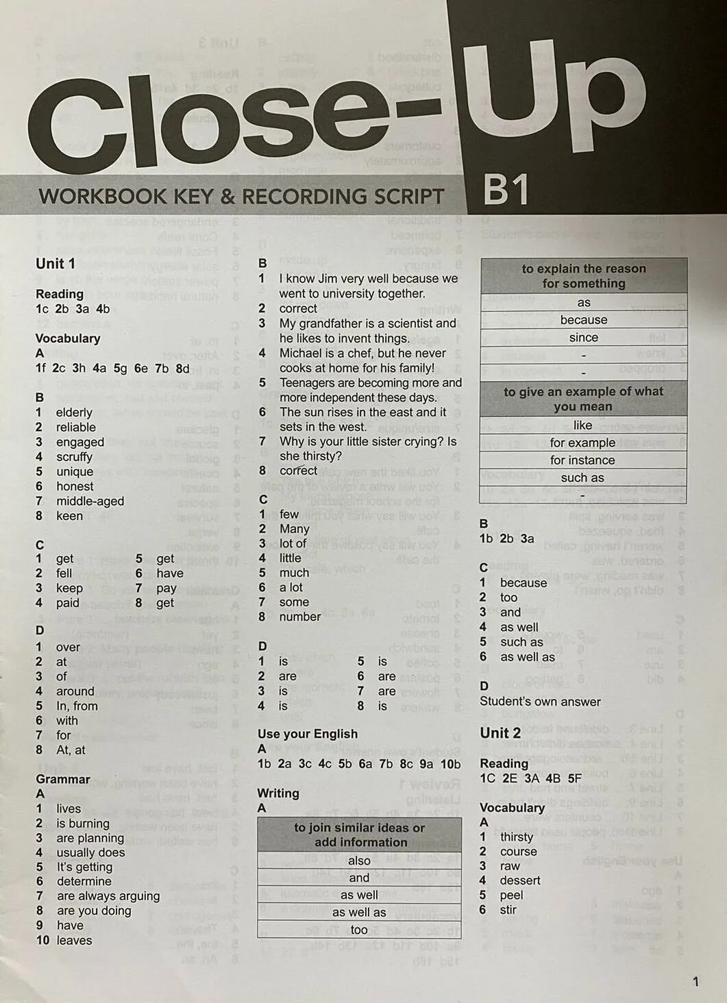 Student book b1 keys. Close up b1 Workbook ответы. Close up New b1 ответы. Close up b1 Workbook. Workbook close up b1+ ответы Unit 1.