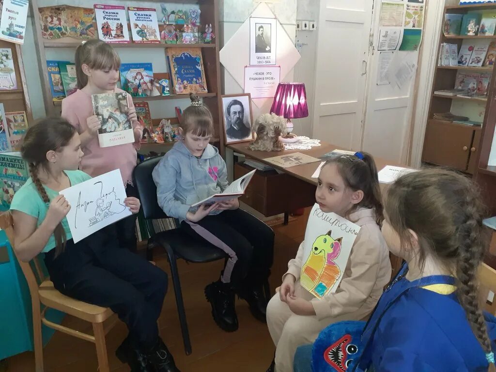 чеховские волонтеры или дети читают детям 2024