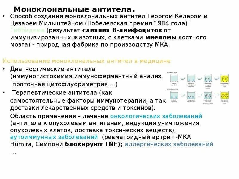 Лечение моноклональными антителами