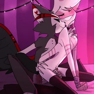 angel dust (hazbin hotel), husk (hazbin hotel), hazbin hotel, anal, anal se...
