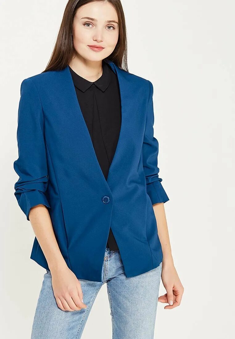 ярко синий пиджак женский. синий жакет женский. синий пиджак женский. жакет женский. пиджак оджи голубой.