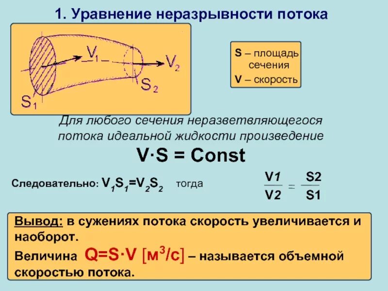 Непрерывность потока