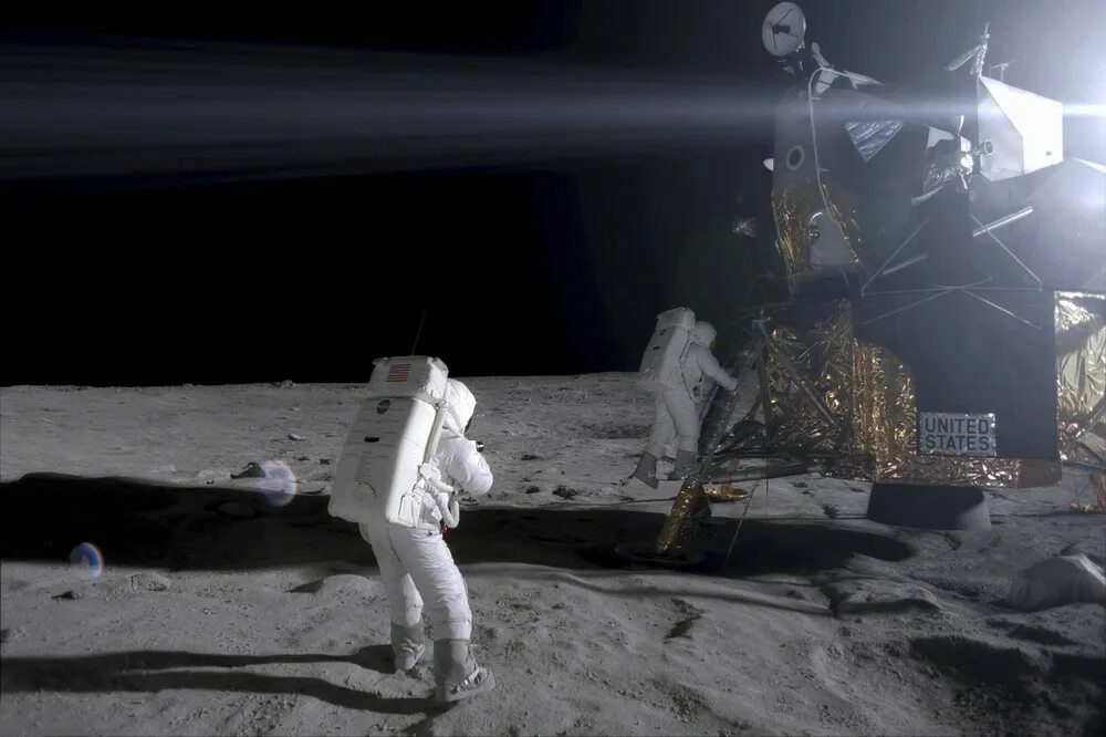 Walking on the moon