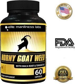 Horny Goat Weed with Tongkat Ali, Maca Root Extract & L-Arginine 