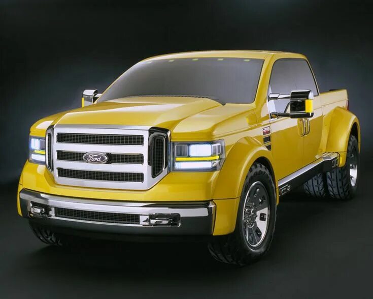 Желтый пикап. Ford Mighty f-350 Tonka. Ford Pickup f350. Пикапы Ford f-350. Ford f 350 концепт.