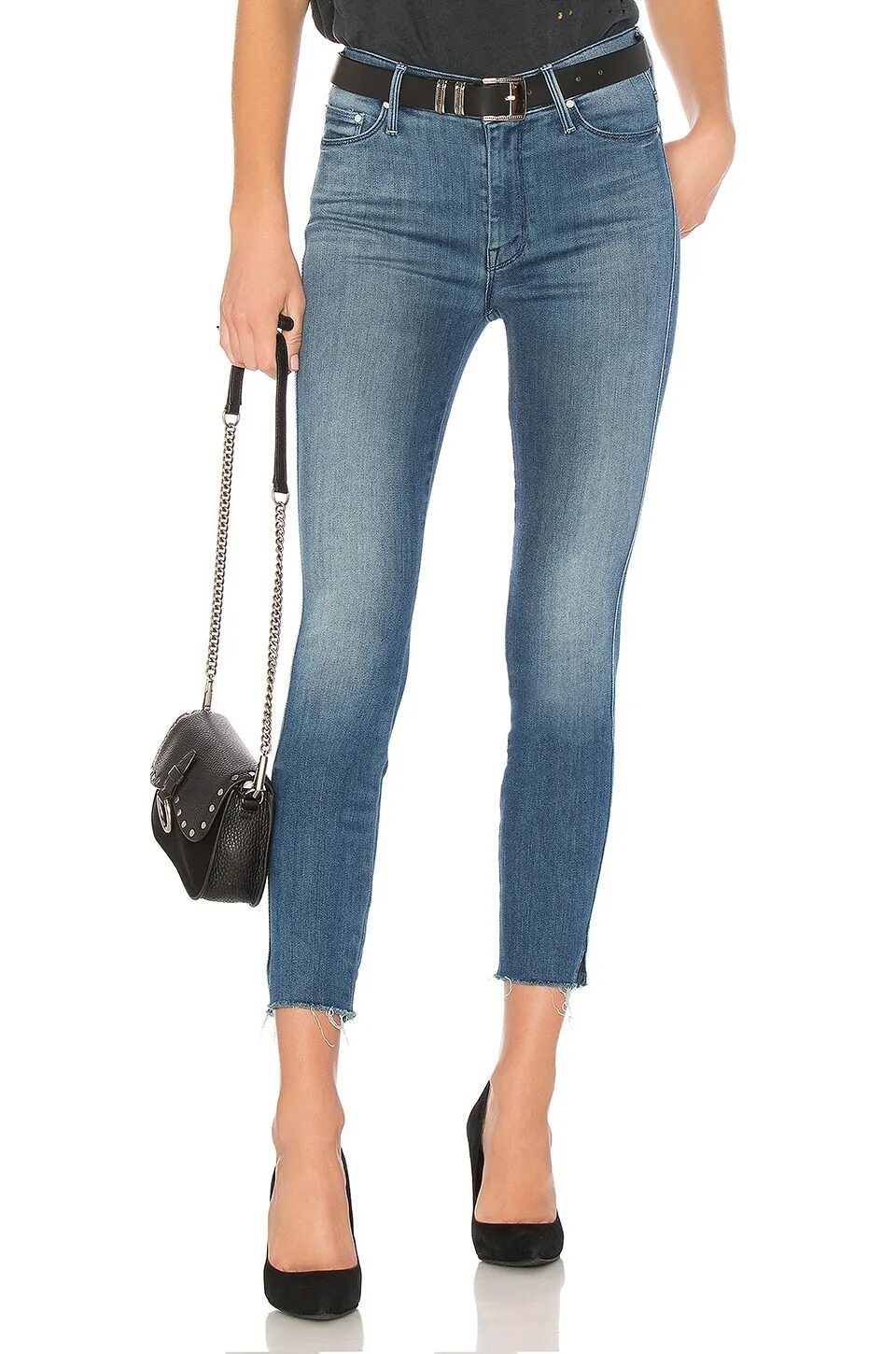 J Brand Frayed Cropped Jeans Farfetch