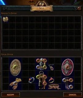 Poe vendor recipes