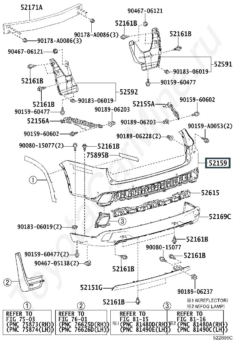 Схема крепления передний бампер Тойота хайлендер 2014. Крепление заднего бампера Тойота хайлендер 2011 90189. Схема крепления переднего бампера Тойота Клюгер. Highlander задний бампер схема. Каталог запчастей тойота хайлендер