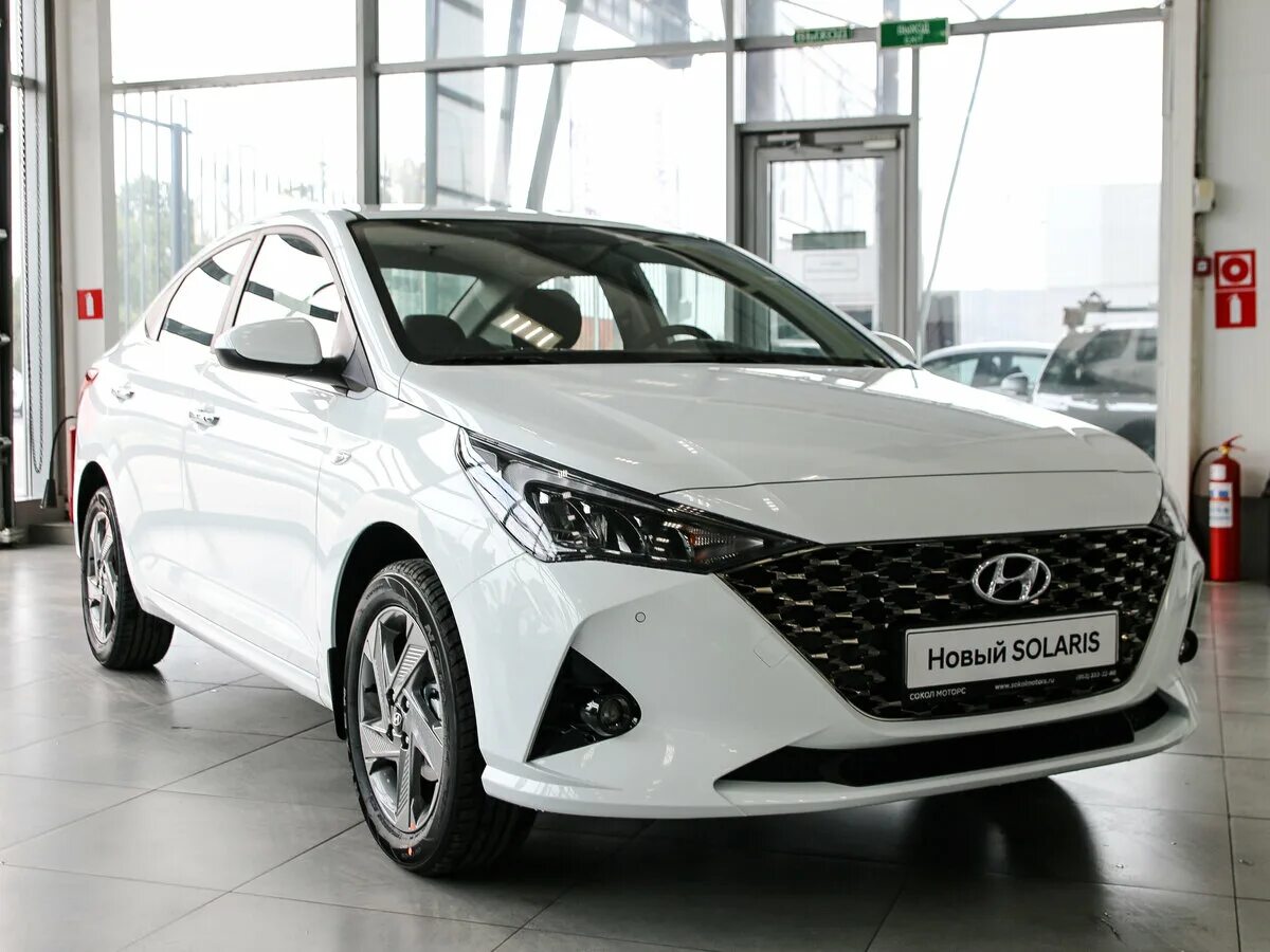 Купить новый Hyundai Solaris II Рестайлинг 1.6 AT (123 л.с.) бензин автомат в Ро