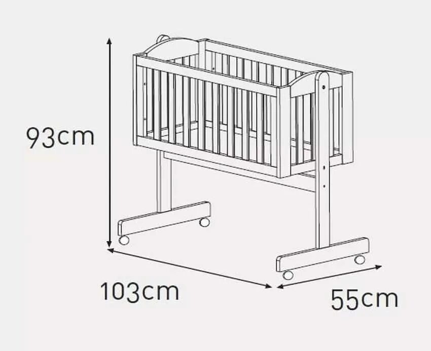 Размер кроватки для новорожденных стандарт с маятником. Кроватка качалка люлька чертеж. Чертеж люльки качалки для новорожденных. Размер детской кроватки стандартный с маятником.