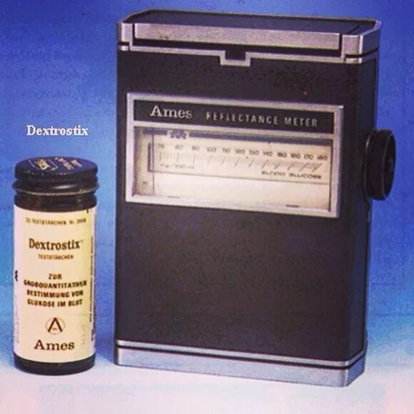 Том 1 прибор. Dextrostix. СД-1 прибор. Первое измерение 1d. АМЭС 1960.