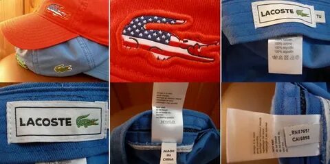 Проверить оригинальность lacoste
