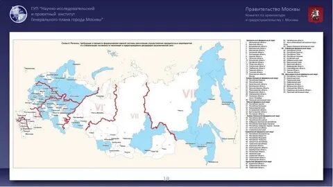 Карта пространственного развития