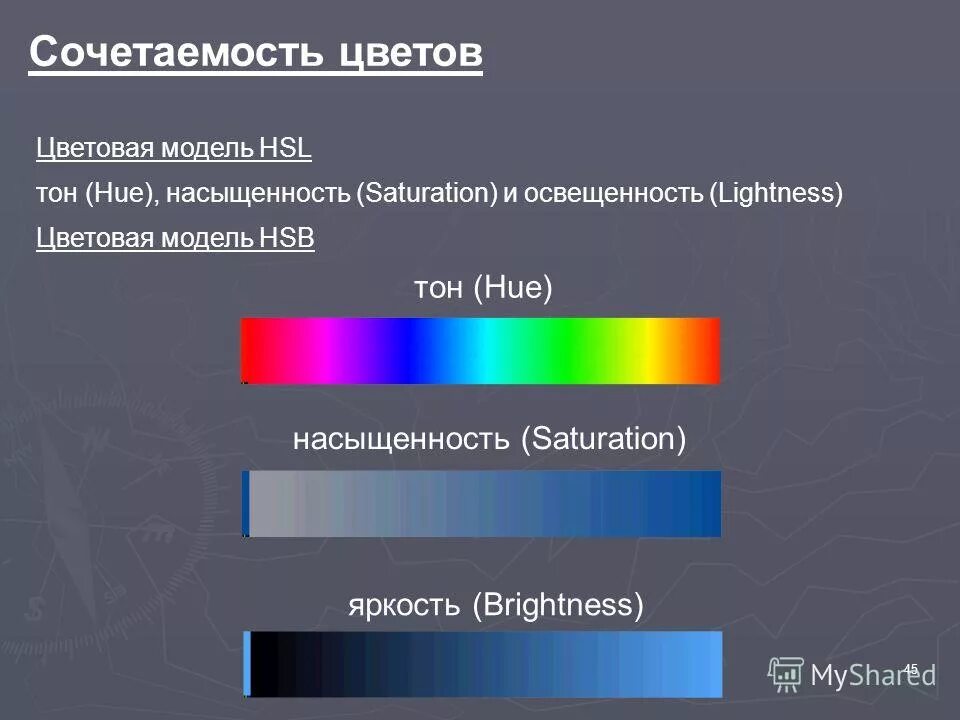 Цвет насыщенность яркость. Цветовой тон насыщенность. Цветовой тон яркость. Яркость светлота насыщенность цвета. Тон насыщенность яркость.