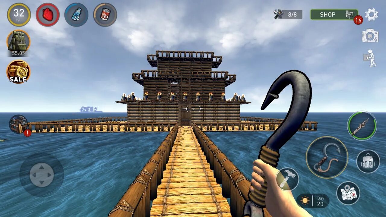 Игра nomad survival. Рафт Ocean Nomad игра. Игра Survival on Raft. Raft Survival Ocean Nomad плот.