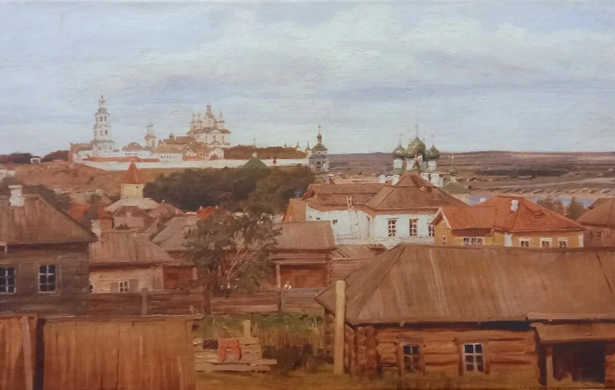 Н п киров. Васнецов Вятка 1890. Васнецов Киров картины.