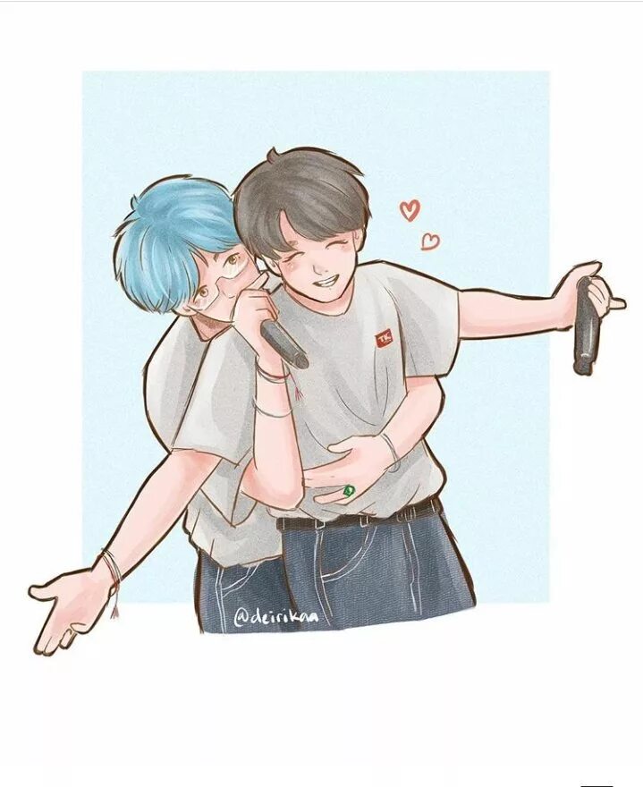 Юнмины мужская беременность. BTS Vkook Art. Вигуки арт. БТС арт. Юнмины арты милые.