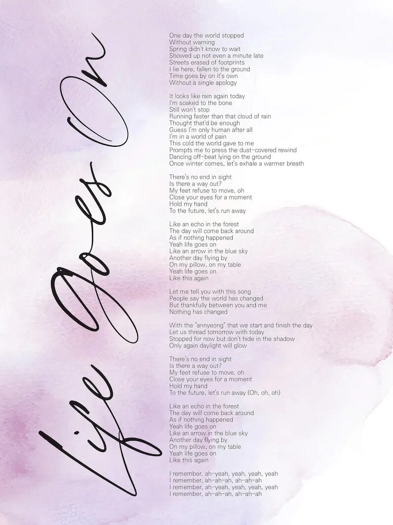 Life goes on bts текст. Life goes on bts текст. Life goes on текст. Life goes on bts текст. Текст песни life goes.