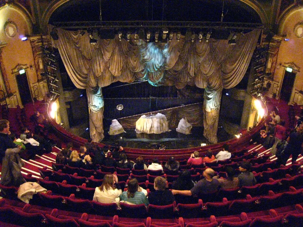 Stalls stage balcony