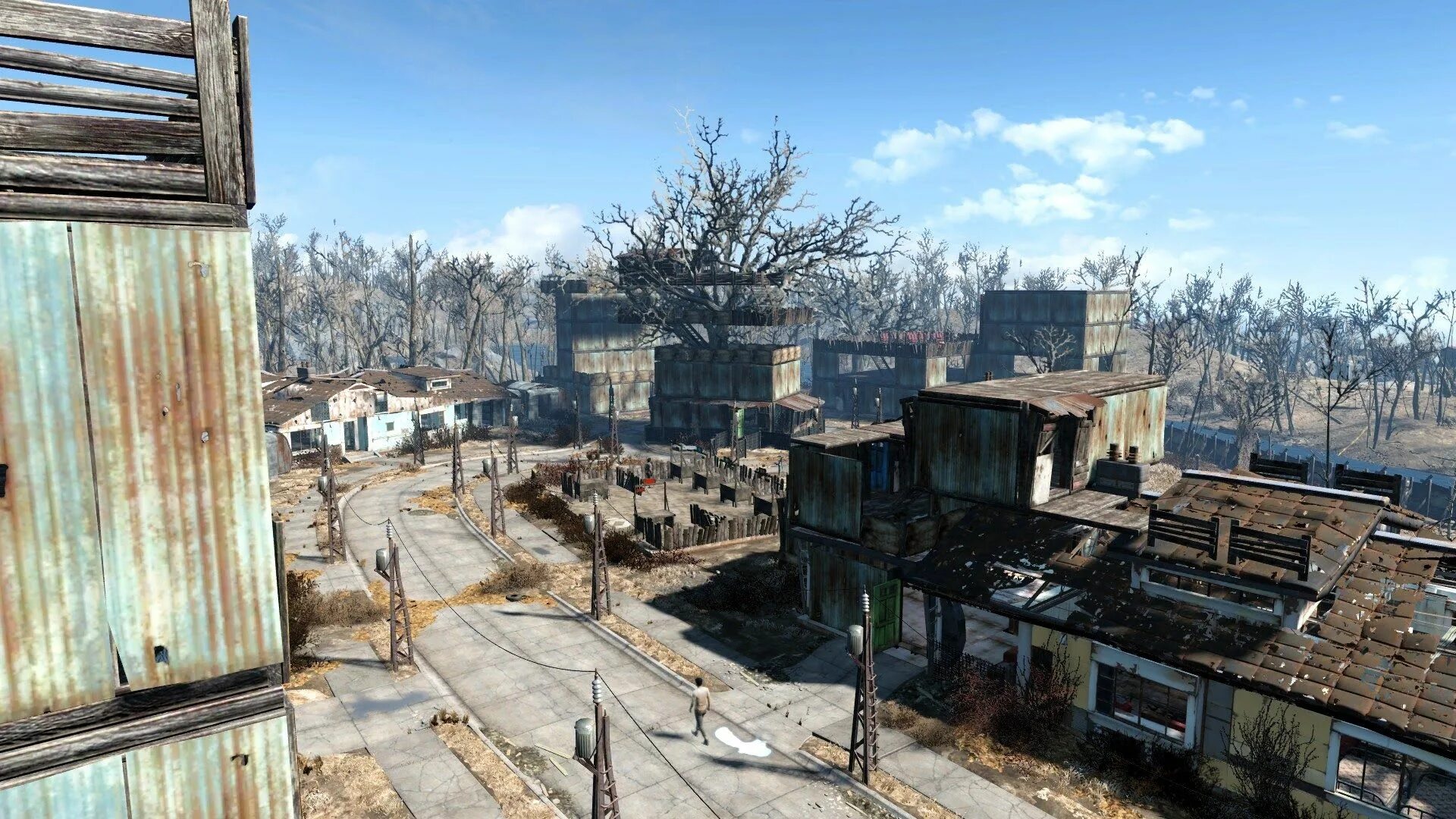 Sim settlement fallout на русском. Fallout 4 settlements. фоллаут 4 сенкчуари сити. sim settlements fallout 4. фоллаут деревня.