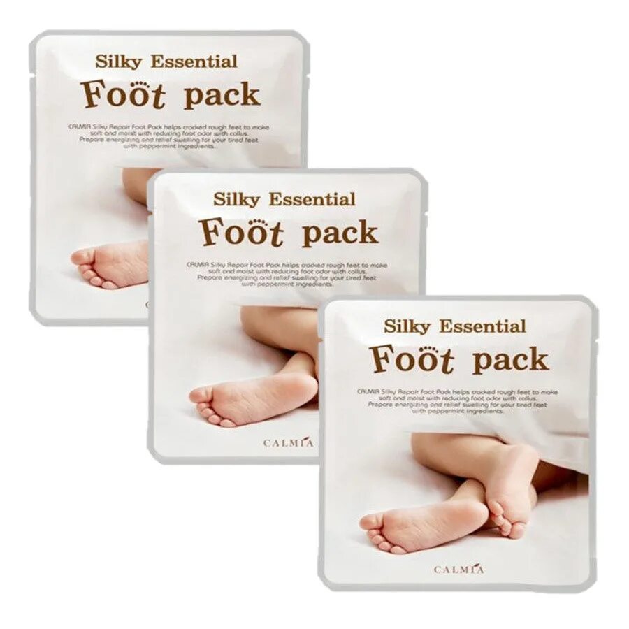 Calmia Silky Essential foot Pack. Calmia Silky foot peeling пилинг носочки для ног. Calmia носочки для ног. MJCARE Soft foot Pack маска-носочки для ног.