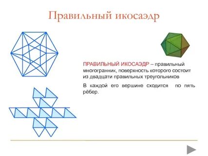 Правильный многогранник 7 букв