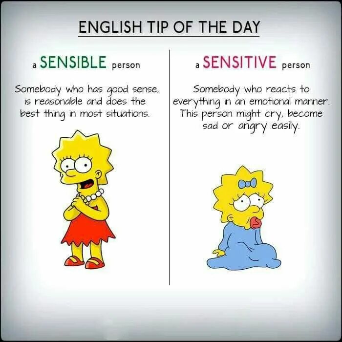 Sensitive sensible. Sensible sensitive разница. предложения со словом sensible. sensible person and sensitive person. cork english teacher.