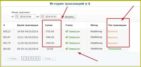 Дата и время транзакции