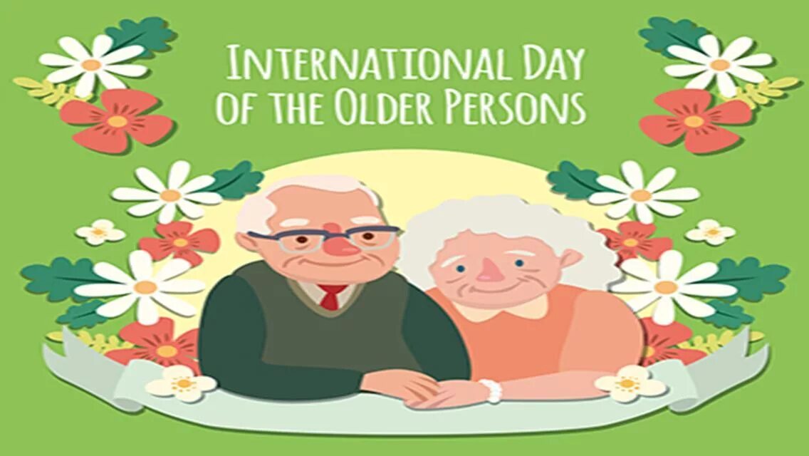 Креативная открытка ко дню пожилого человека. Cute animal background. Day of older people. Day of older people. День пожилого человека в 2022 году.