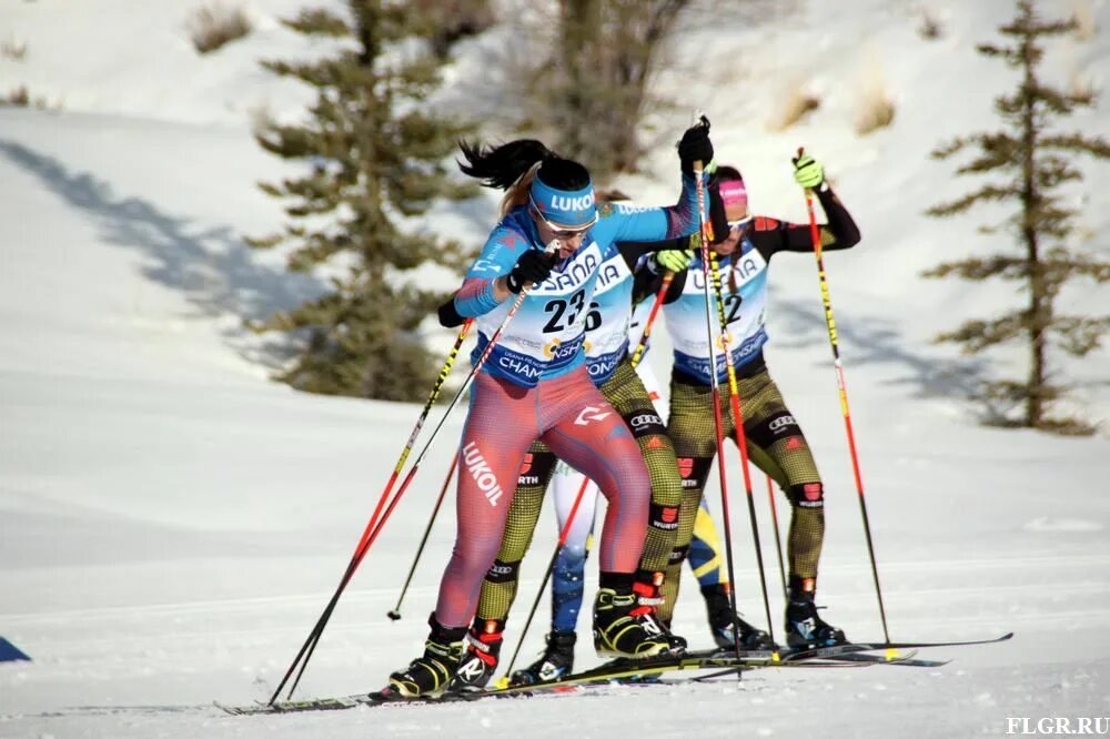 завал лыжниц