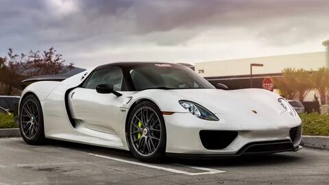 Скачать обои Porsche, white, Spyder, 918, раздел porsche в разрешении 2200x...