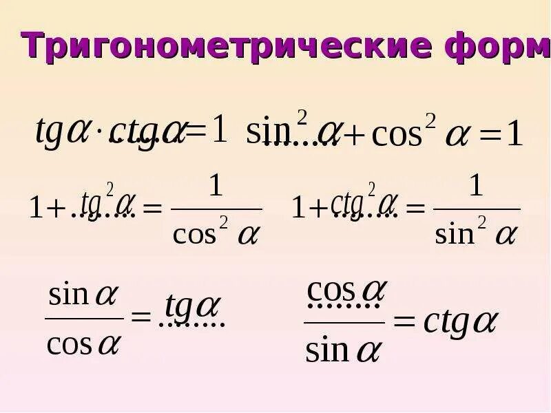 Основные тригонометрические тождества 10 класс формулы. Формулы сумм тригонометрических тождеств. Формула основного тригонометрического тождества. Основные тригонометрические формулы 10 класс Алгебра. Тригонометрические формулы 10 класс урок