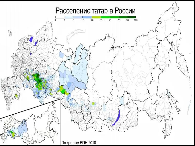 Расселение татар