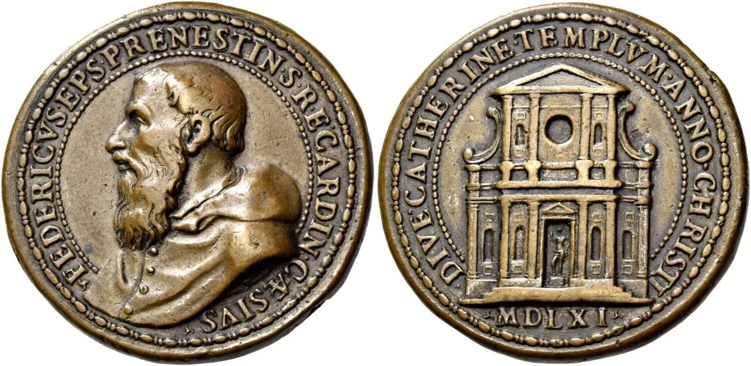 Federico Cesi на медалях.