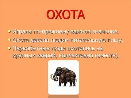 Как люди охотились на крупных зверей