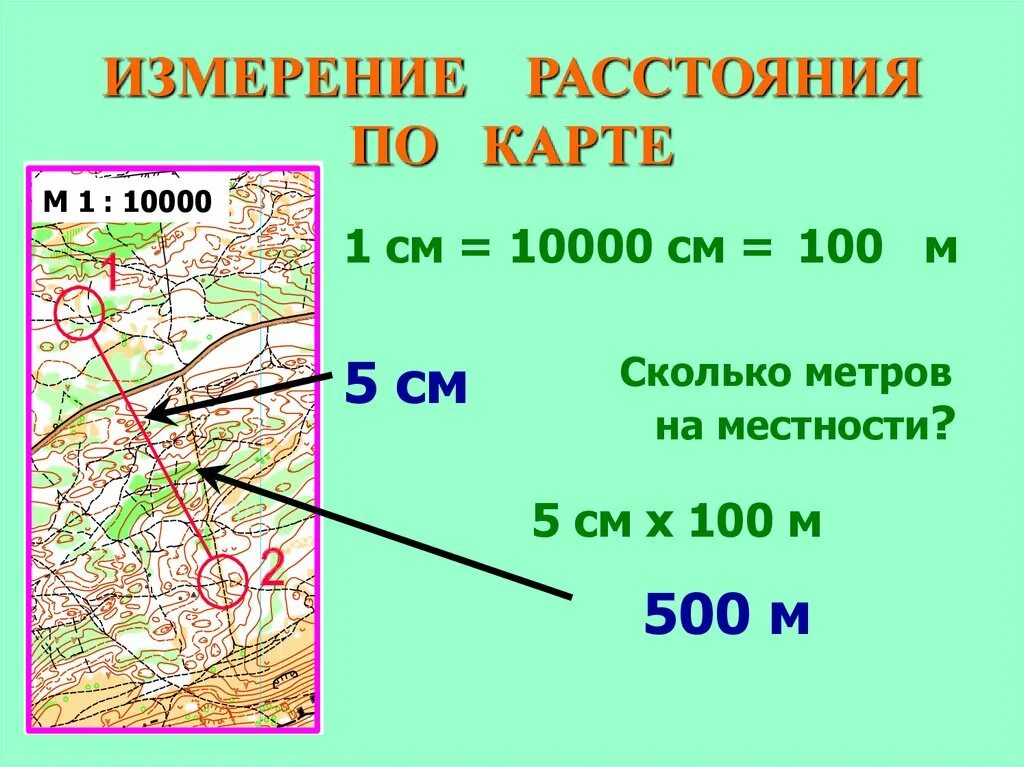 Расстояние по метрам по улице