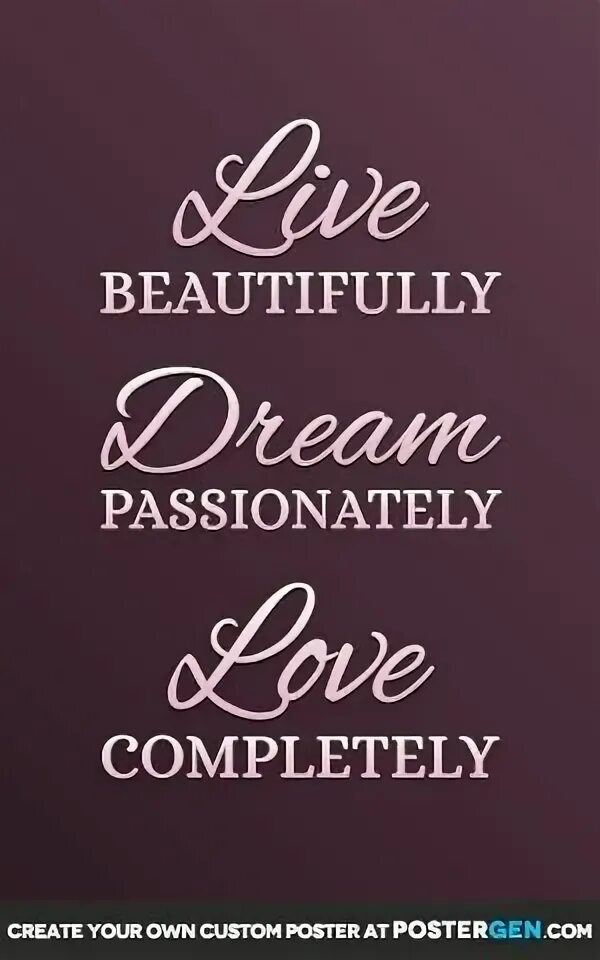 Live is a beautiful. Live is a beautiful