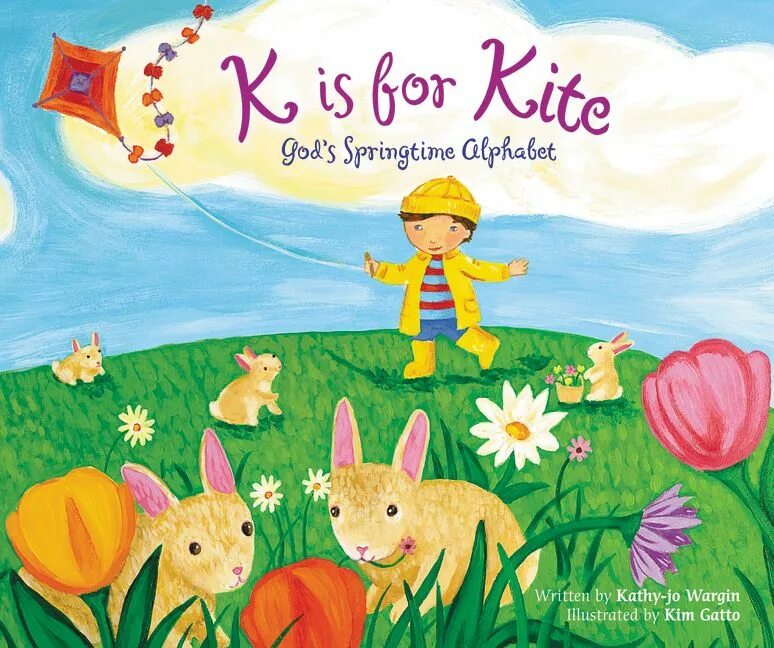 K is for Kite. Kites! Gods!. Easter booklet Kids. God's little book of Easter.