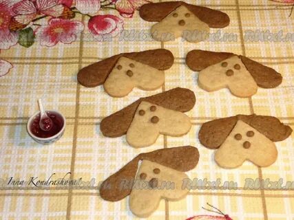 Печенье для собак из печени