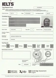 Ielts grades