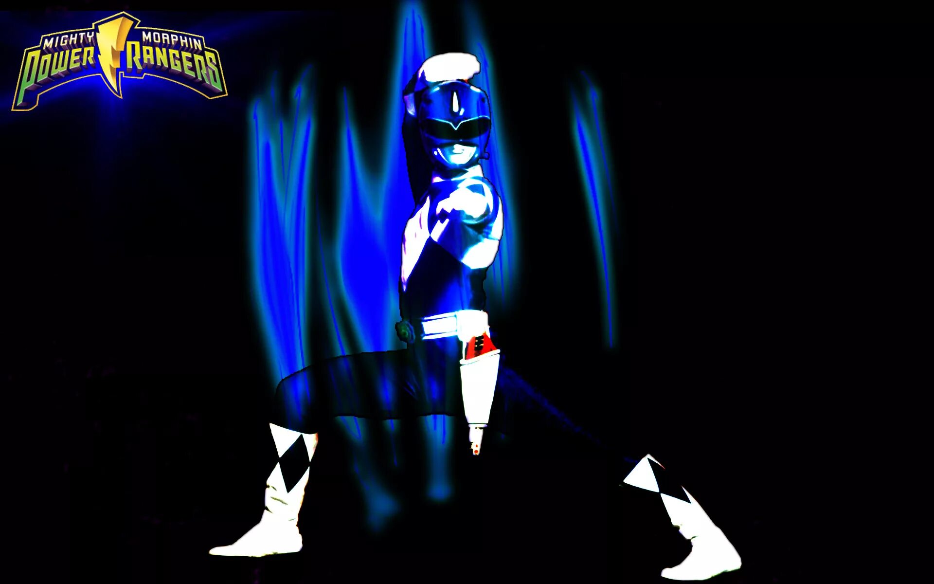 Mighty Morphin Power Rangers обои. Могучие рейнджеры валлпаперс. Blue Power Ranger Wallpaper. Блэк пауэр