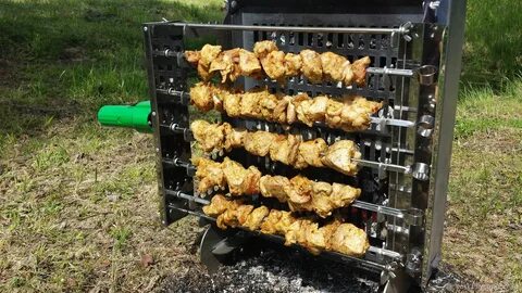 Вертикальный мангал для шашлыка