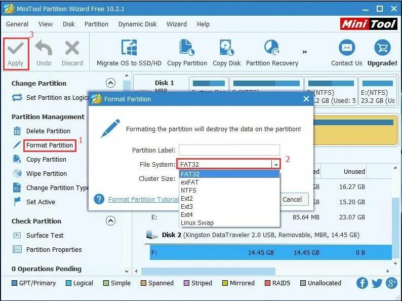 Minitool partition 10