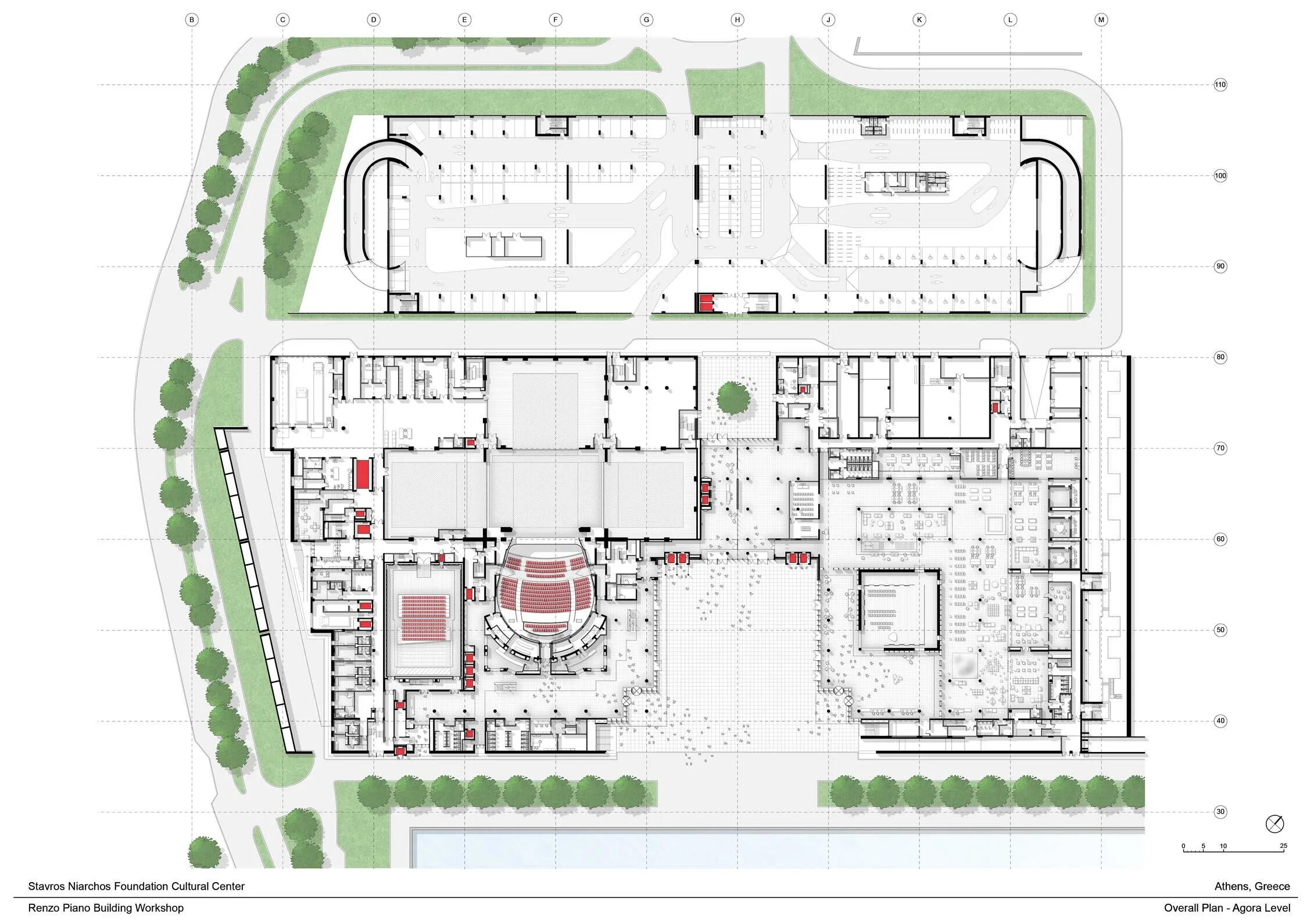 Строительная мастерская пиано Ренцо. Stavros Cultural Center Plan. Культурный центр фонда Ставроса Ниархоса в Греции. Культурный центр имени Ставроса Ниархоса Ренцо пиано. Central planning