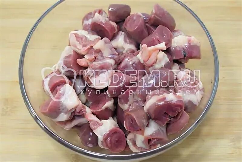 Куриные сердечки в редмонд