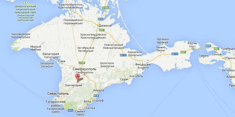 Карта осадков джанкой