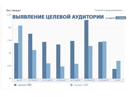 Диаграмма целевой аудитории