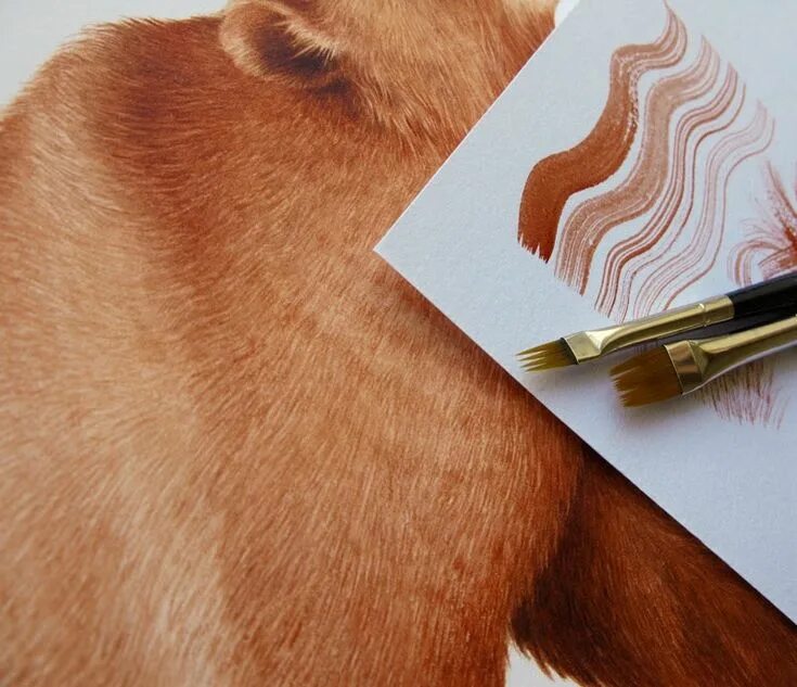 Мех маслом. Перекраска меха. Мех маслом. Мех маслом. Панно из кусочков меха.