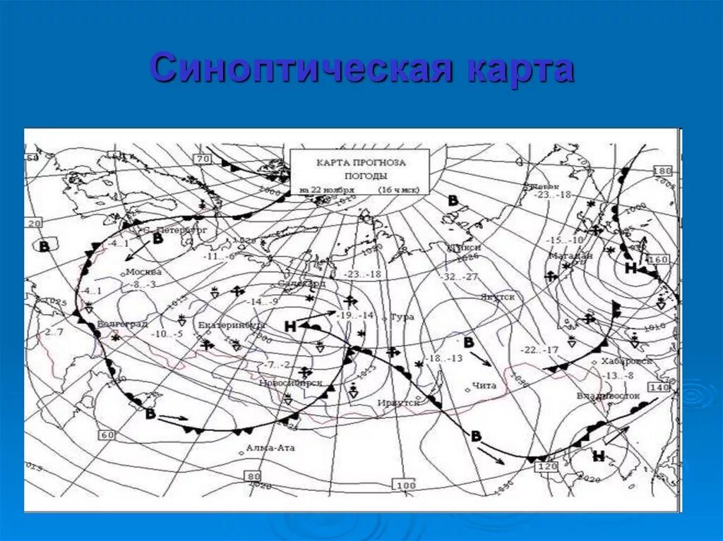 прогноз погоды. карта циклонов россии. практическая работа описание прогнозирования погоды. циклоны и антициклоны на карте россии. синоптическая карта россии 8 класс география.