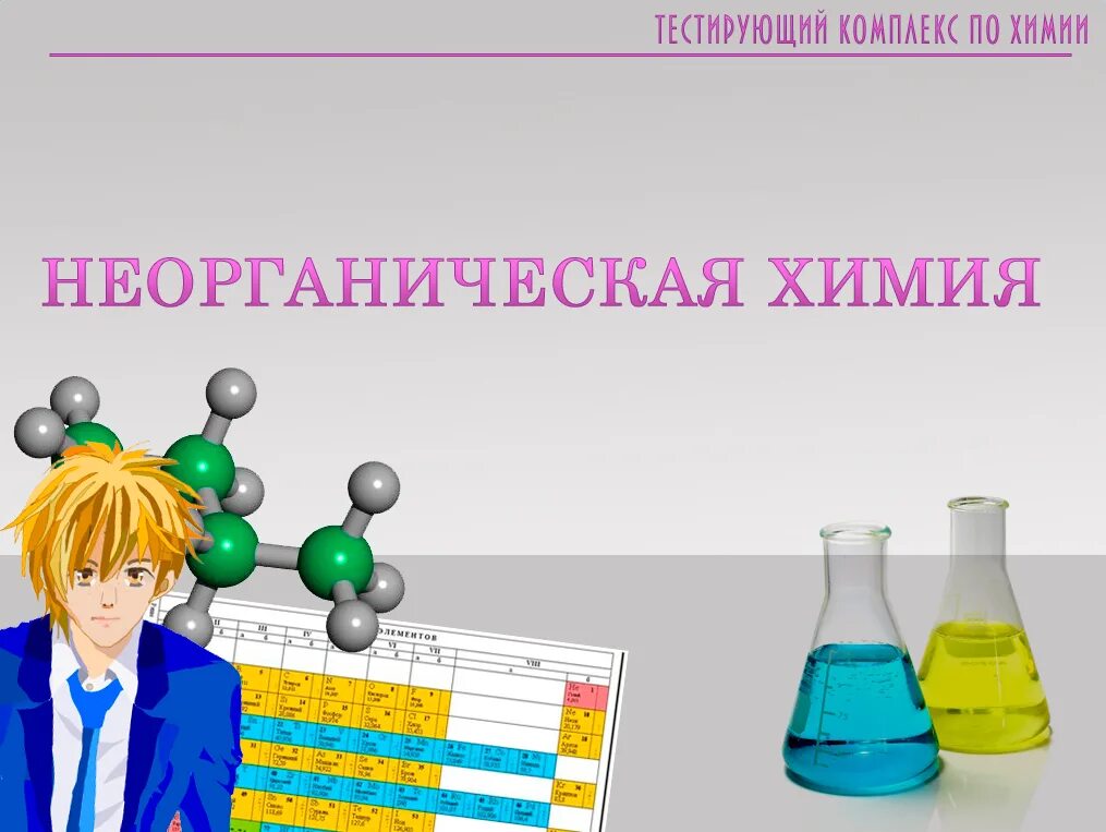 Тесты по химии электронные